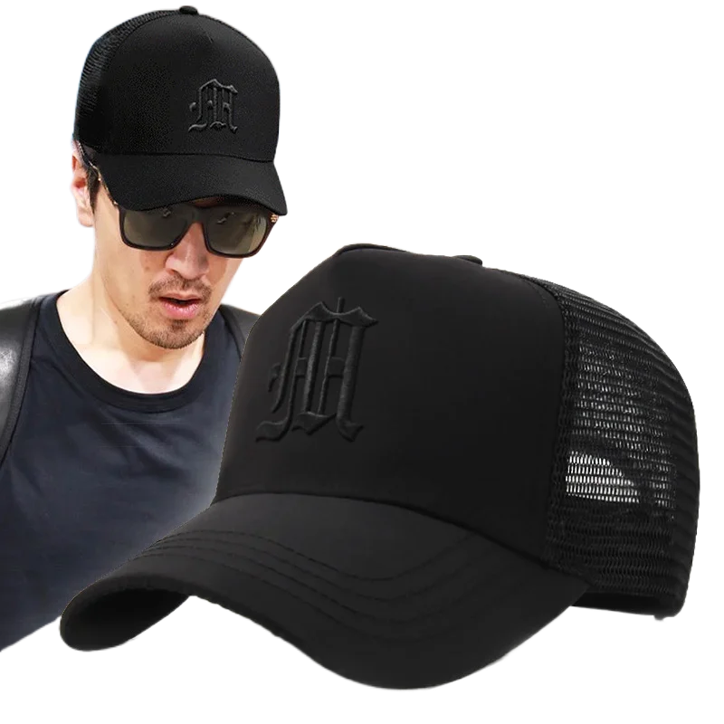 Summer Big/Small Head Mesh Baseball Cap Outdoors Large Sun Caps Oversize Plus Size Trucker Hat 55-60cm 60-65cm