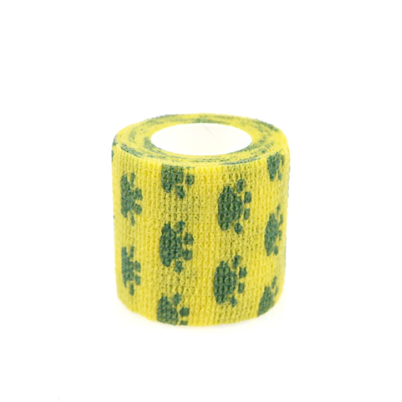 24 Rolls Elastic Bandage Self Adhesive Bandage Wrap Cohesive Tape Vet Wrap for Dog Cat Horse Pet Animals Ankle Sprains