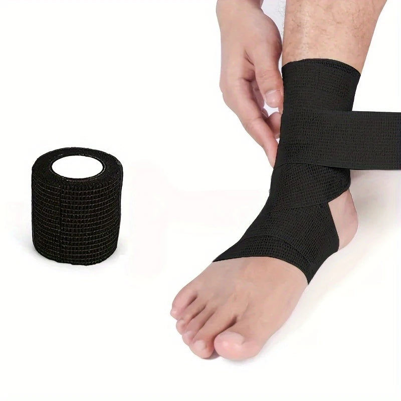 5cm Self Adhesive Elastic Bandage Sports Ankle Support Tape Waterproof Cohesive Wrap for Football Wrist Knee Injury Protection