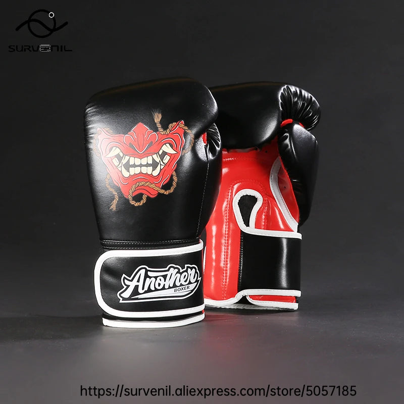 Kick Boxing Gloves 10/12/14oz/16oz PU Leather Professional Muay Thai MMA Kickboxing Glove Silver Sandbag Punch Training Gear