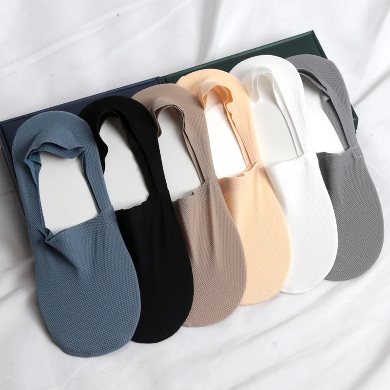 3Pair / Lot 100% Cotton Men Boat Socks Fashion Summer Thin Invisible Sock Breathable Soft Casual Sox High Quality Elastic Sokken