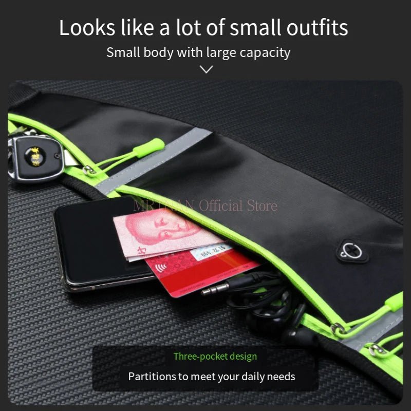 Unisex Waist Bag Running Sports Belt Waist Pouch Men Sports Cycling Phone Bag Waterproof Holder Women Running Waist Belt Bag