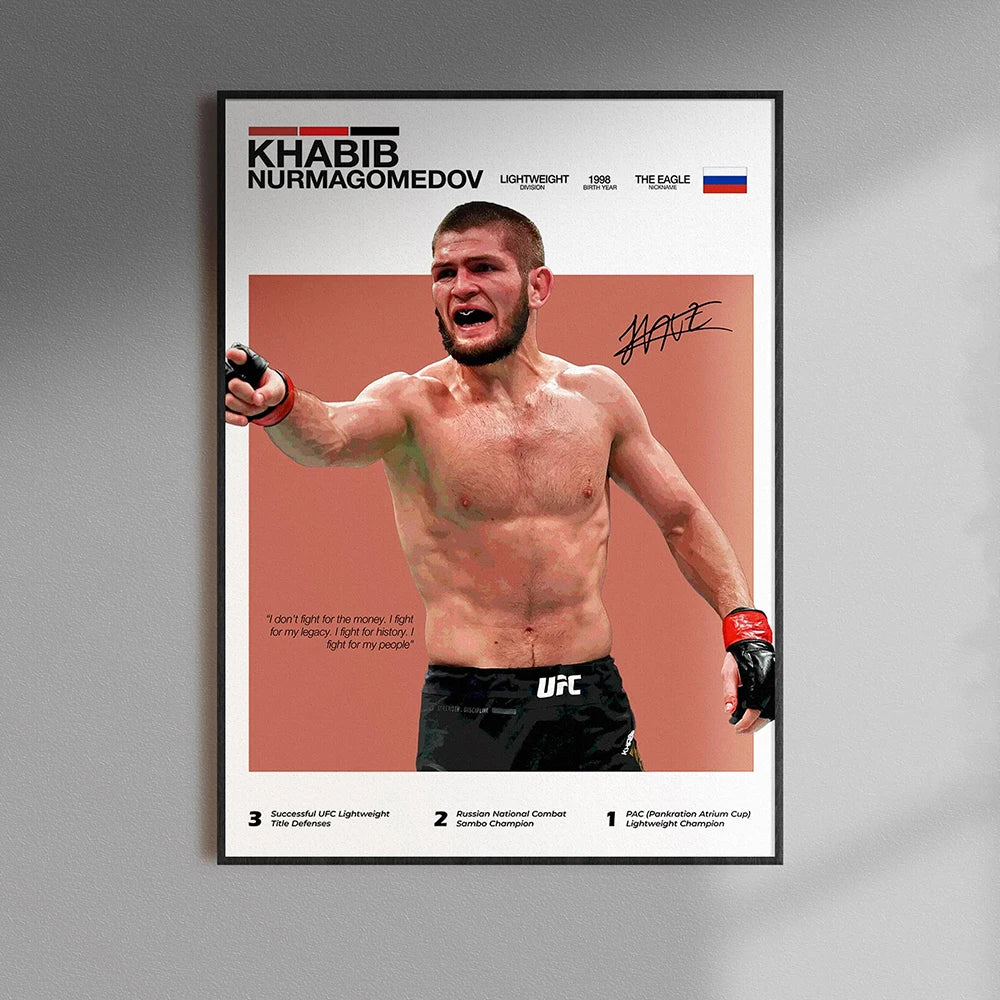 Alvarez Inoue Usyk Poster Famous Boxing Wall Print Legends Fighting Poster UFC Canvas Painting Decor Gym Home Mural Cuadros