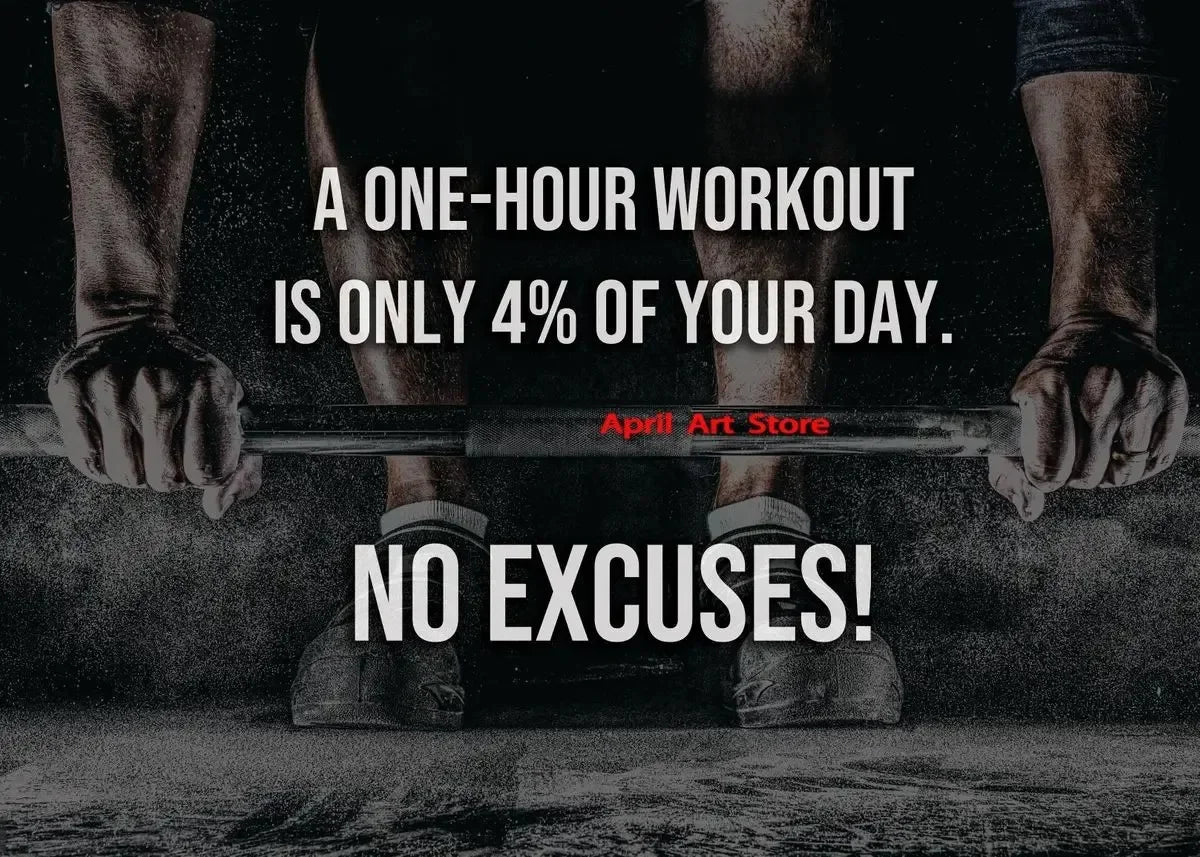 Workout Inspirational Quotes Prints Motivational Fitness Poster Bodybuilding Canvas Painting Wall Art Picture for Gym Home Decor