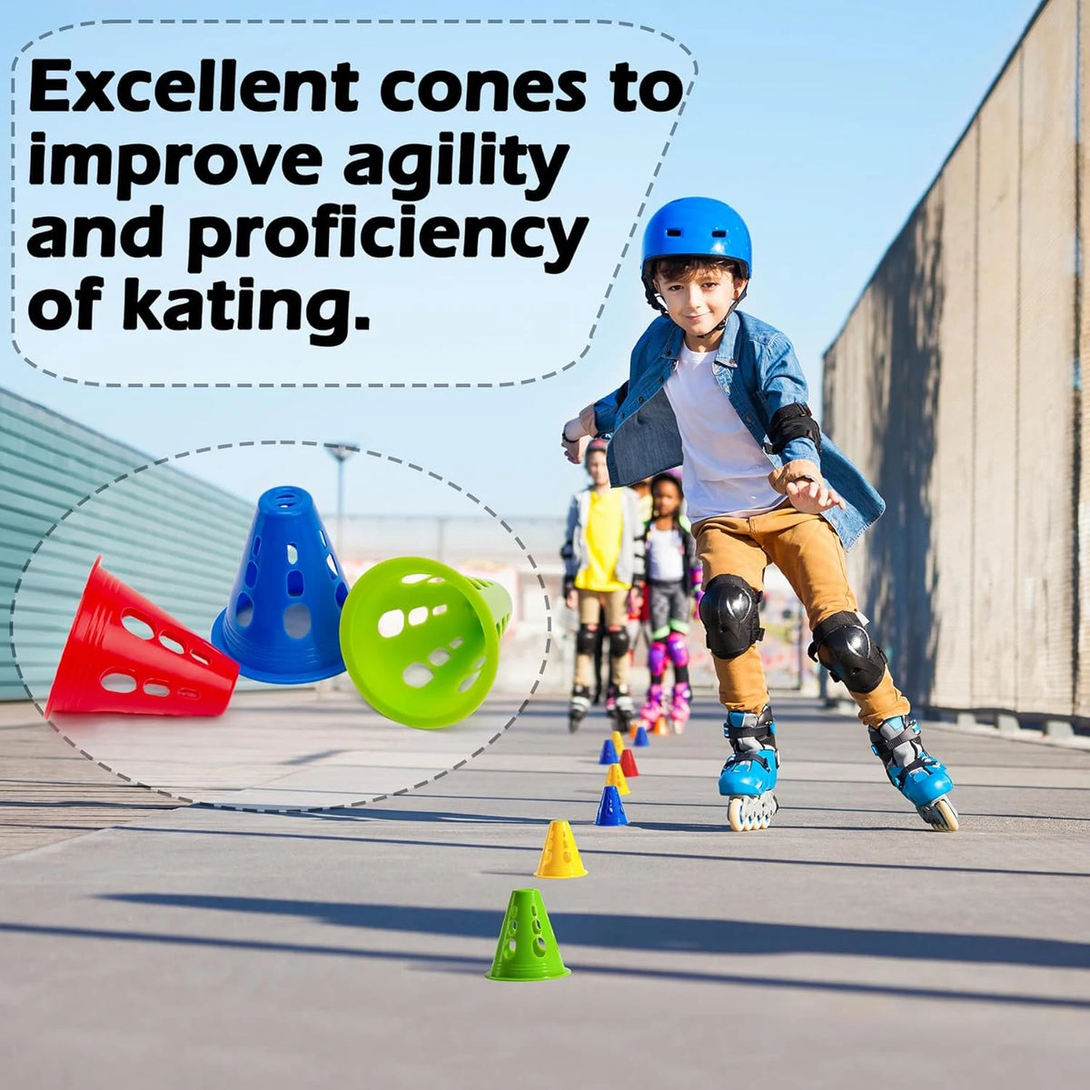 10PCS 8CM Universal Skating Marker Cones Plastic Windproof Roadblock Football Soccer Sport Marker Cup Speed Training Equipment
