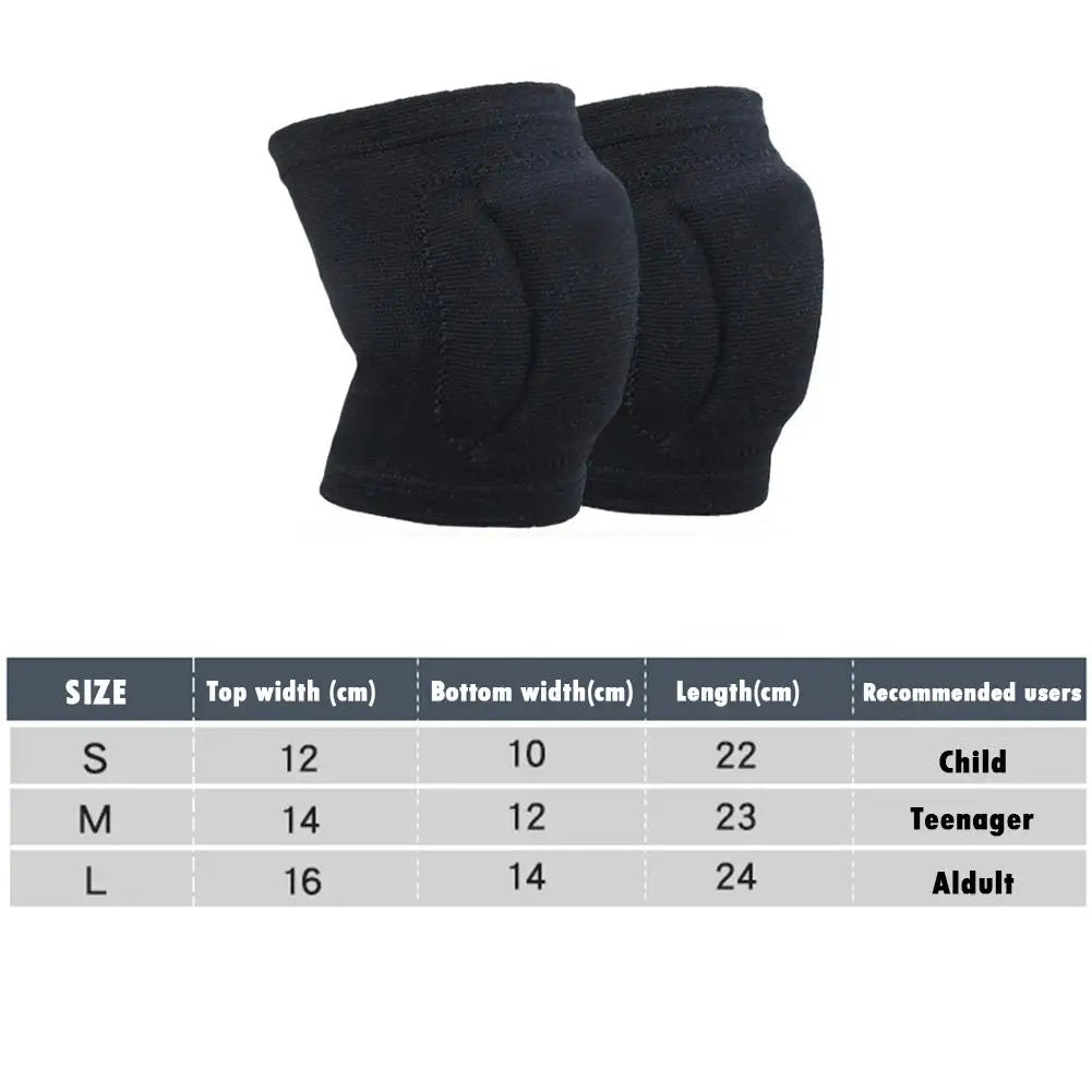 2pc Sport Protective Sponge Knee Pads Breathable Knee Support Thicken Knee Brace Football Dance Yoga Tennis Running Cycling Use