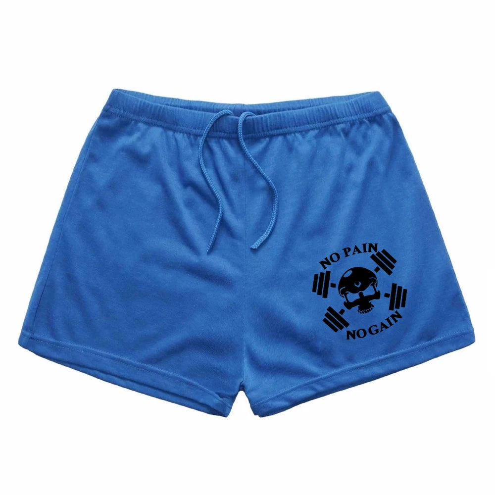 Quick Dry Running Shorts Men Solid Sports Clothing Fitness Bodybuilding Short Pants Sport Homme Gym Training Beach Shorts Length