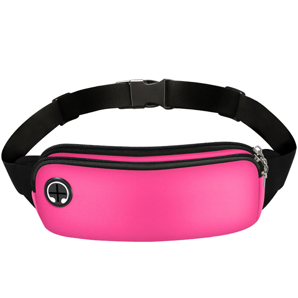Running Belt Waist Bag Sports Fanny Pack Women Men Phone Pouch Gym Banana Bags Run Accessories
