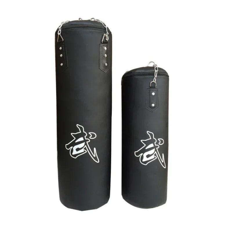 Height 60 to 120cm Sanda Boxing Training PU Leather Empty Sandbags,Fitness Sand Bag Punching Bag,PU Leather More Comfortable