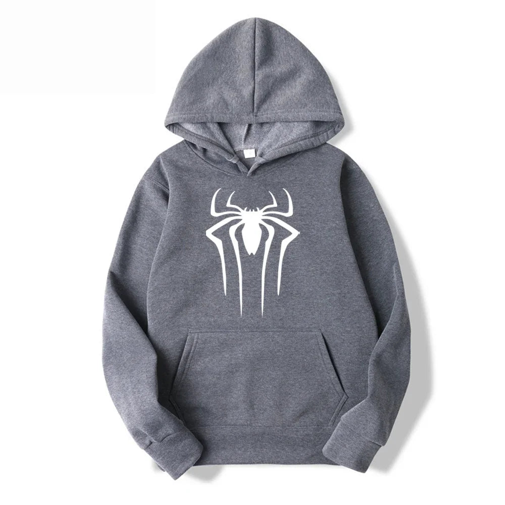 Latest Fashion Men's and Women's Hoodies, Casual Hoodies, Unisex, Trendy Printed Spider Pattern Hoodies