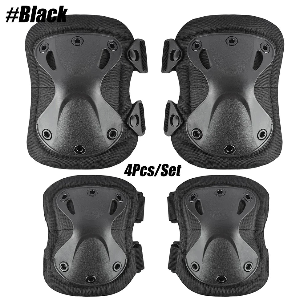 Tactical Knee Pad Elbow CS Military Protector Army Airsoft Outdoor Sport Hunting Kneepad Safety Gear Knee Protective Pads