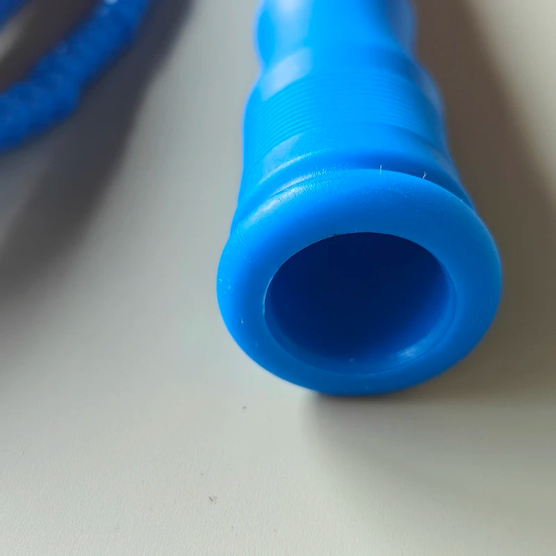 NEVERTOOLATE 20CM LONG HANDLE 3 meter length between handles beaded skipping rope soft PVC beads adult skill tricks tall people