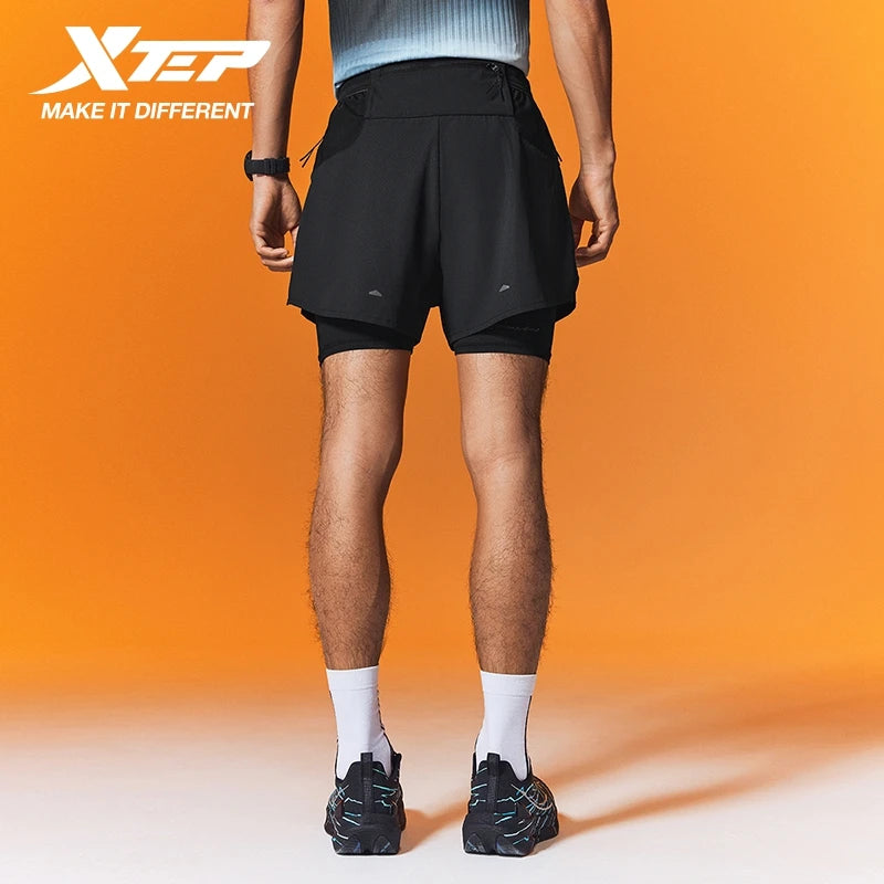 Xtep 2000km PRO Burst Shorts Men's 2026 Summer Quick-Dry Lightweight Sweat-Absorbing Running Shorts For Men 874229670144