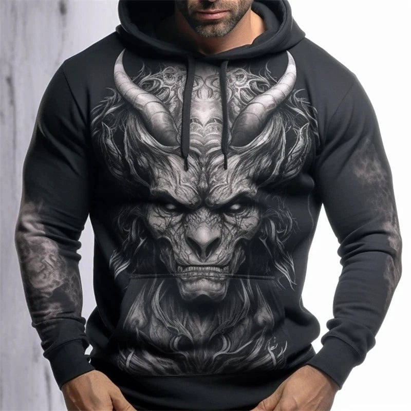 Fashion 3D Hoodies For Men y2k Personalization Hoodie Daily Leisure Sports Street Formal Wear Large Size Sweatshirts Male Tops
