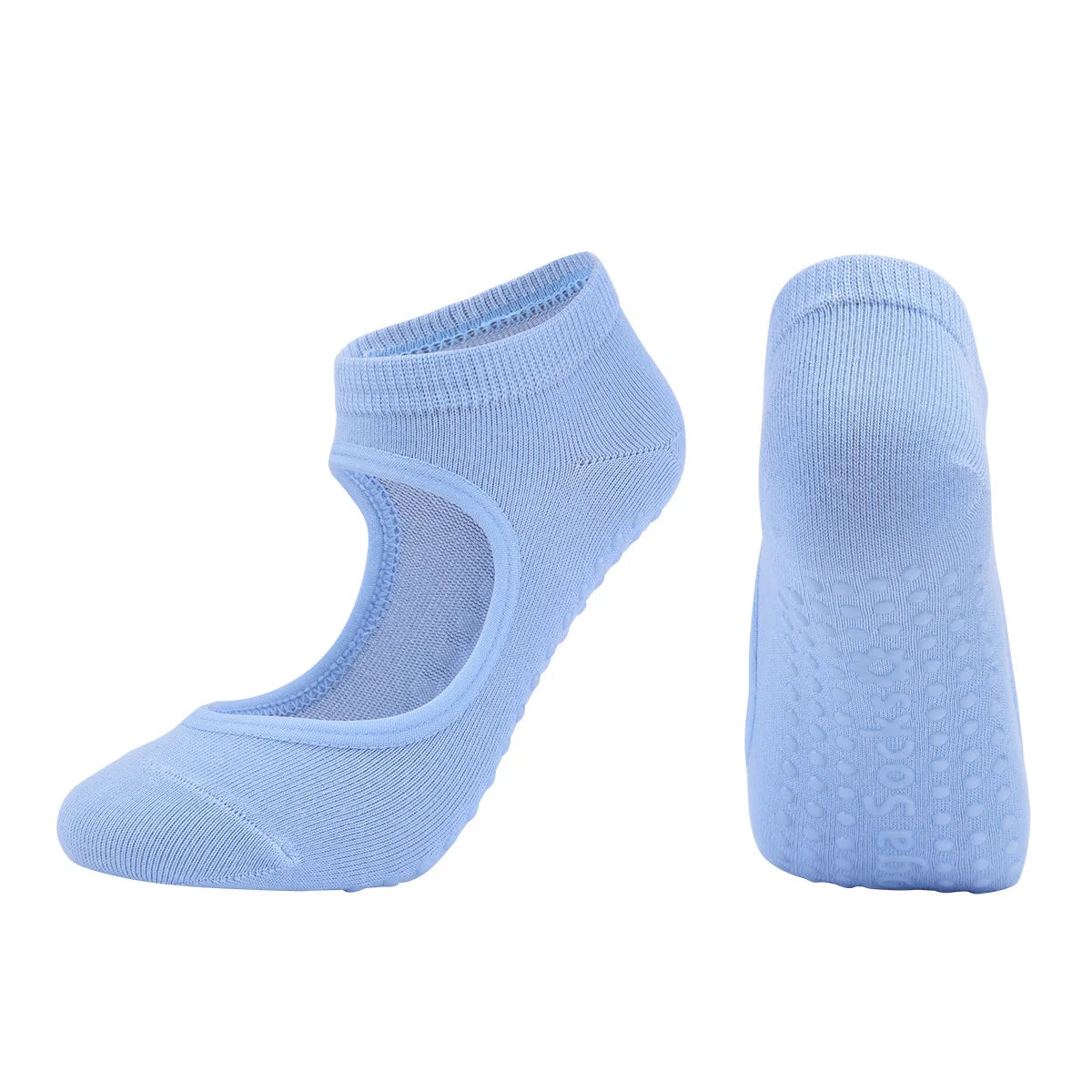 EU 35-42 Silicone Anti-Slip Backless Yoga Socks Women Pilate Socks Indoor Dance Ballet Fitness Sports Socks for Fitness Gym