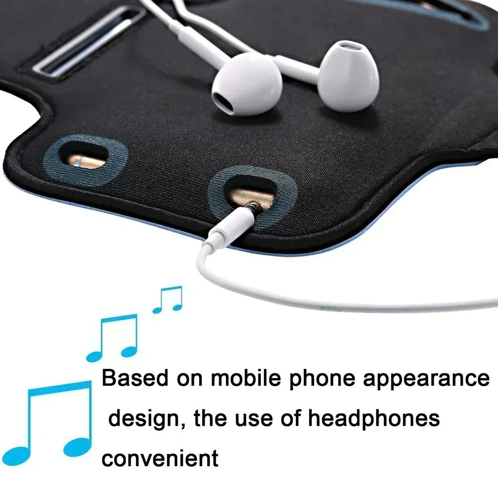 Mobile Phone Armband Outdoor Sports Smart 5.5inch Phone Holder Gym Running Phone Bag Arm Band Cases for Samsung iPhone Holder