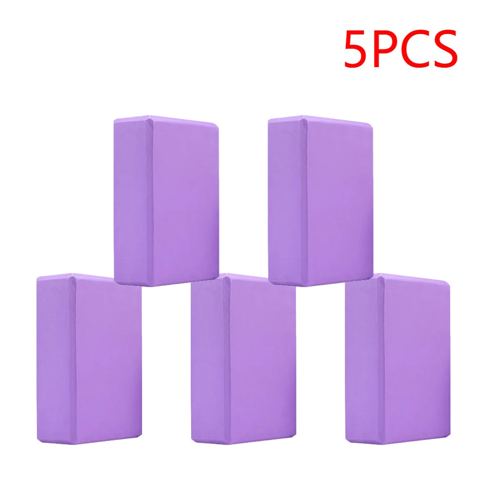 2-5PCS EVA Yoga Block Yoga Building Blocks Moisture-Proof High Density Yoga Blocks Body Shaping Yoga Blocks Yoga Supplies