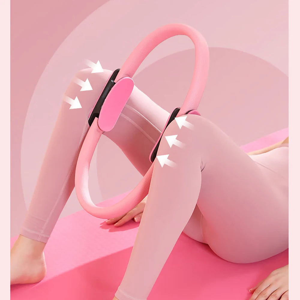 Yoga Pilates Ring Magic Circle Women Resistance Home Workout Back Thin Legs Shaping Postpartum Pelvic Floor Muscle Training