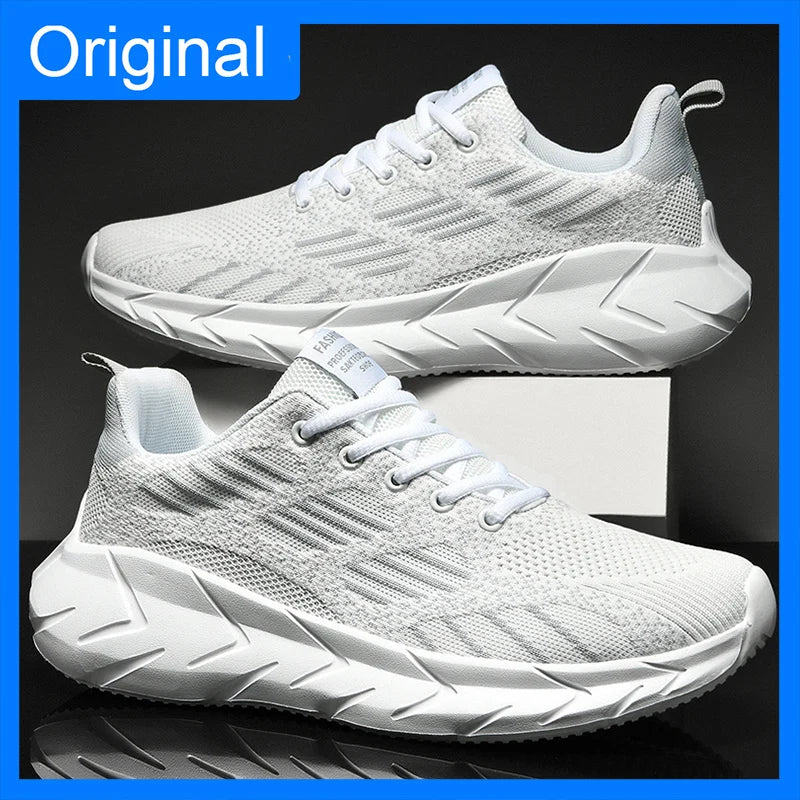 Men Sports Shoes Spring New Trend Mesh Breathable Comfortable Soft Summer Tennis Shoes Teenagers Daily Wear Walking Casual Shoes