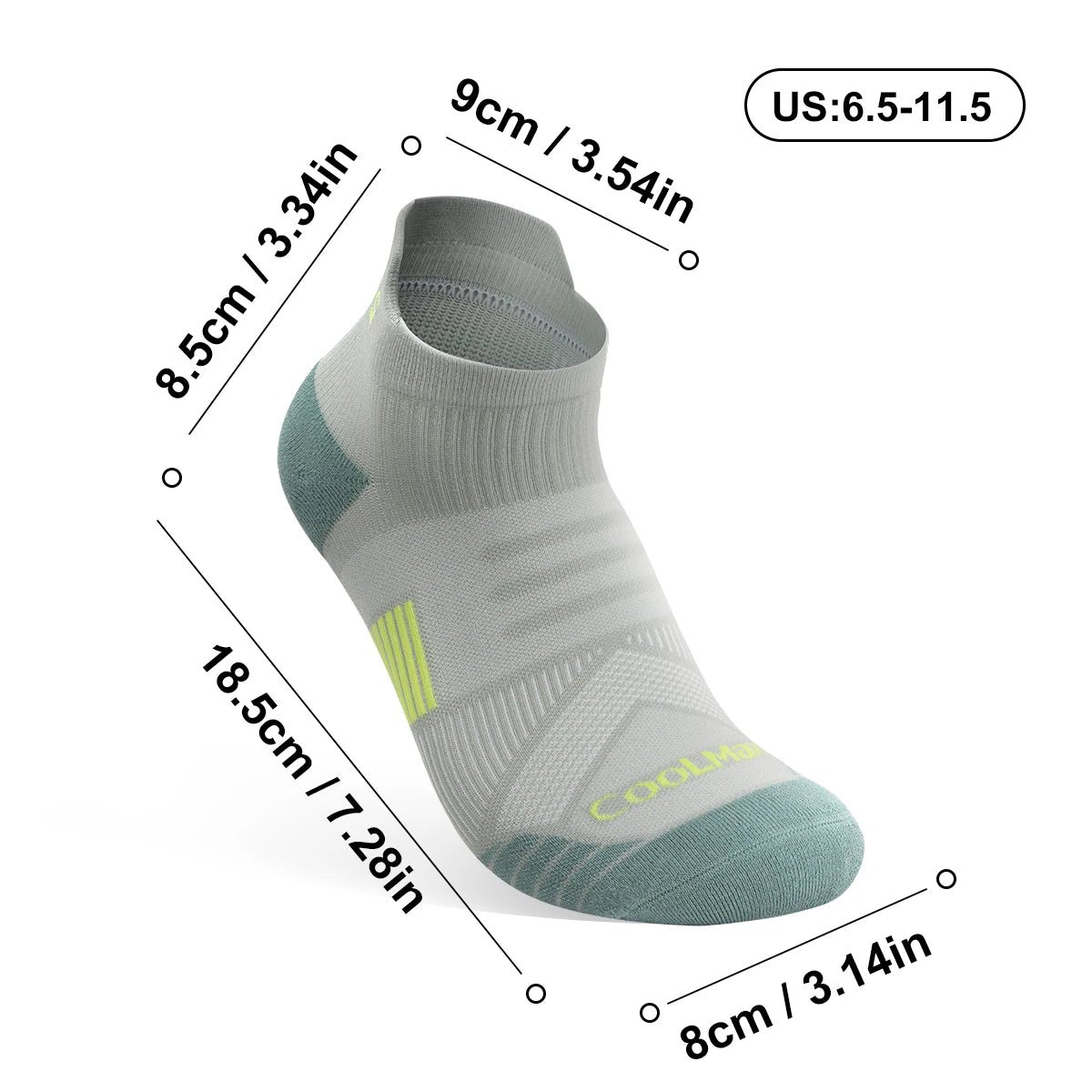 WRELS Men Women Coolmax Combed Cotton Socks Cycling Breathable Basketball Running Fitness Outdoors Badminton Tennis Sport Socks