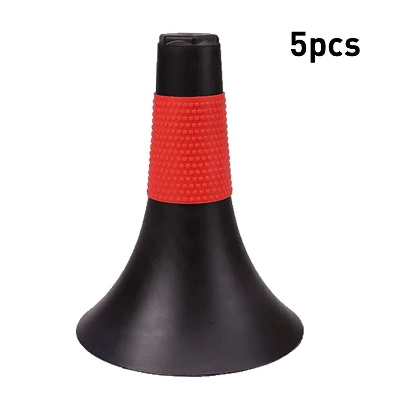 5PCS Sports Marker Cones Barrier Fitness Football Basketball Speed Agility Grab Training