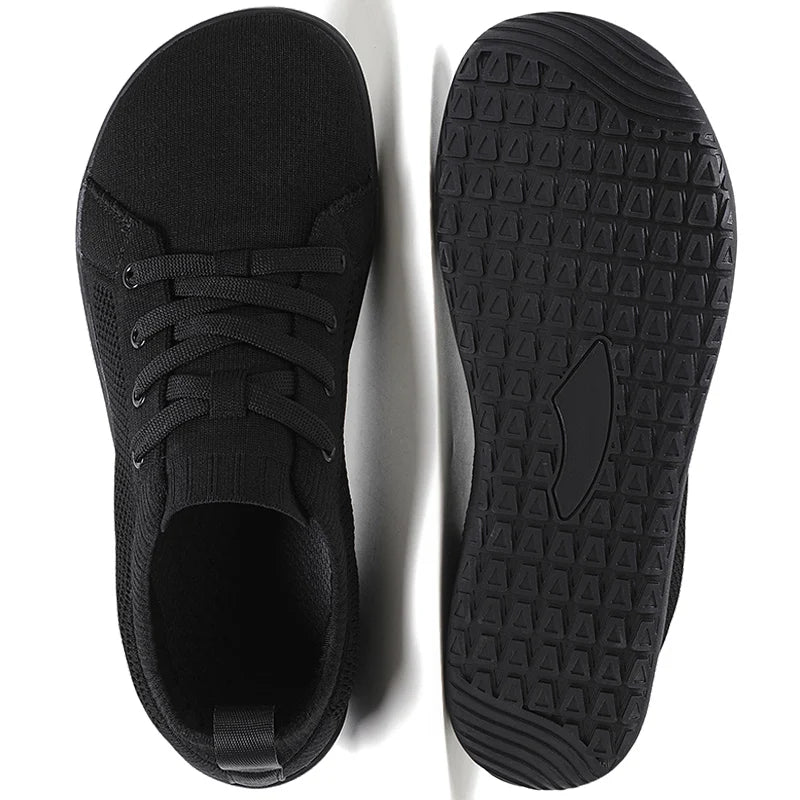 Wide-toed Shoes Men's Zero Drop Minimalist Fashion Simple Casual Sneaker Barefoot Shoes Women's Jogging Shoes Mesh Walking Shoes