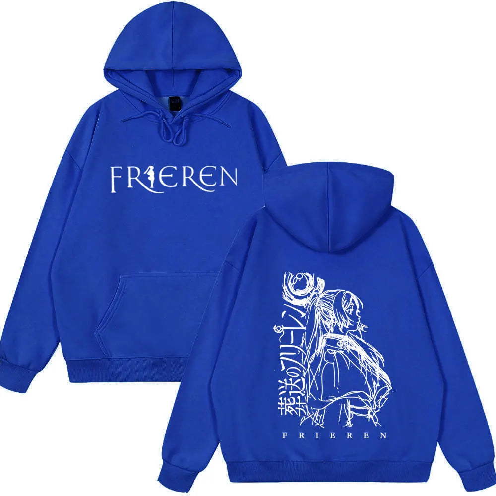 Anime Frieren: Beyond Journey's End Hoodies Men's Women Clothes Fashion Fleece Sweatshirts Winter Fashion Funny Style Clothing