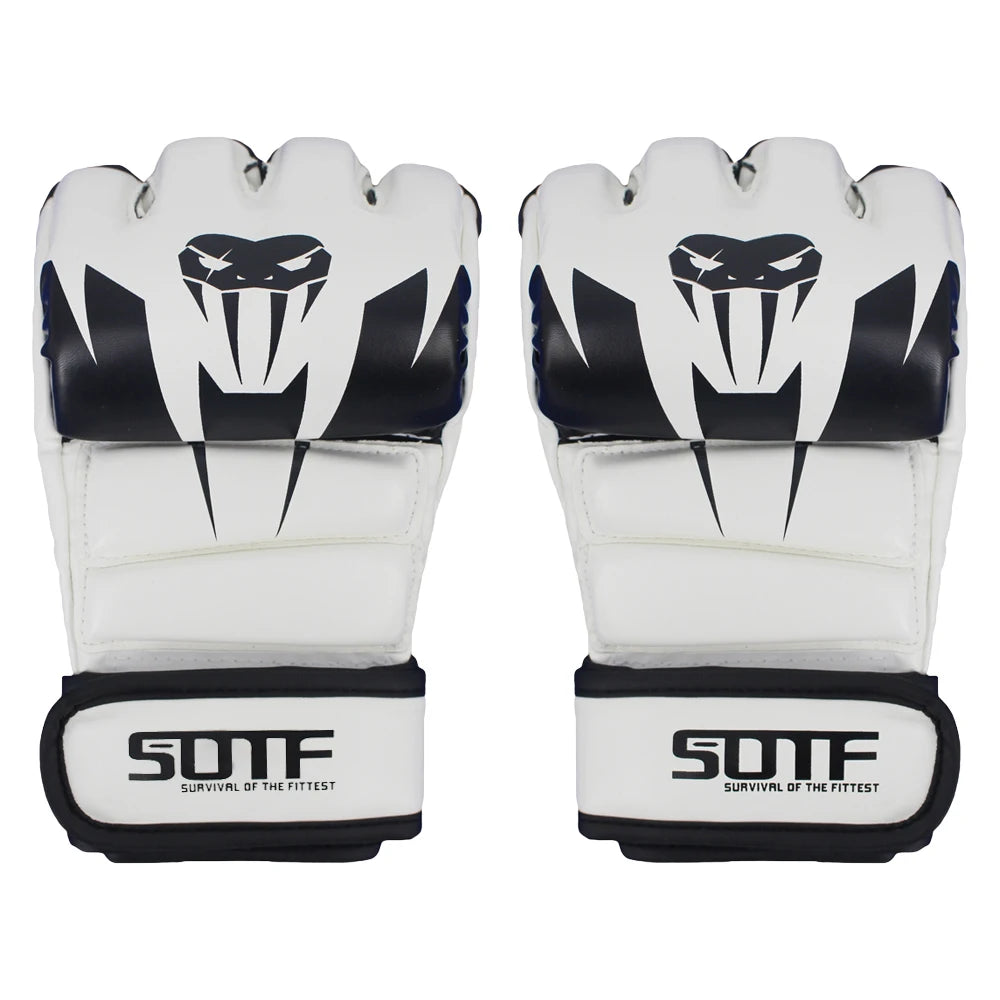 SOTF Adults MMA Venomous snake Multicolor Boxing gloves MMA Tiger Muay Thai gloves muay thai boxing fight glove Sanda pads box