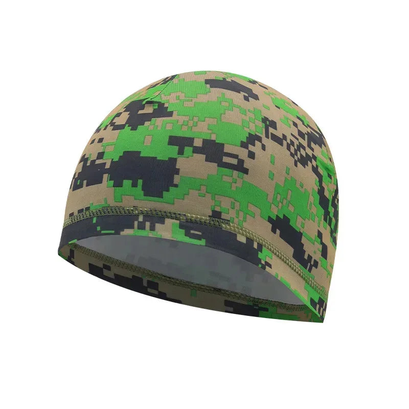1/3pcs Skull Cap UV Protection Ice Silk Helmet Liner Men Women Hat Workout Quick Dry Motorcycle Cycling Running Stretchy Beanie