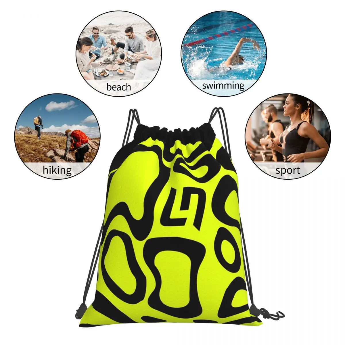 F1 2024 - Lando Norris Backpacks Portable Drawstring Bags Drawstring Bundle Pocket Sports Bag Book Bags For Man Woman Students