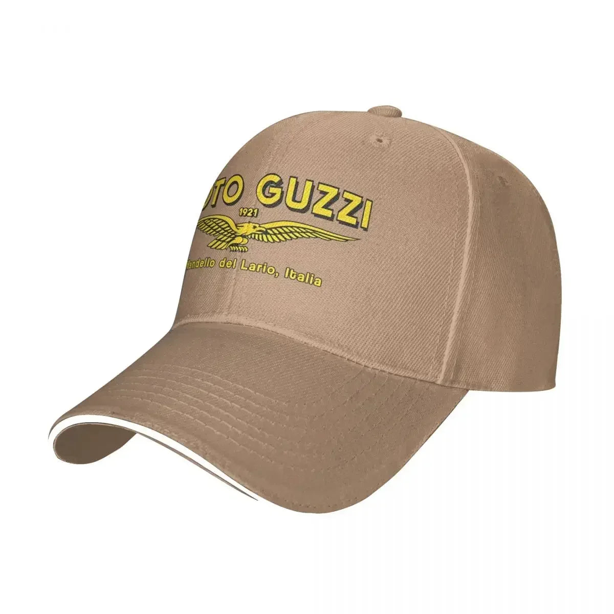 Moto Guzziz Mandello Del Lario.1921 Baseball Cap Retro Sandwich Hat for Men Women Adjustable Caps Sport