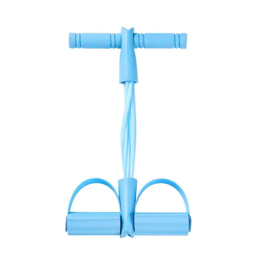 6-Tube Resistance Band Multi Function Tension Rope Fitness Bands 6-Tube Elastic Yoga Pedal Puller For Sports Exercises At Gym