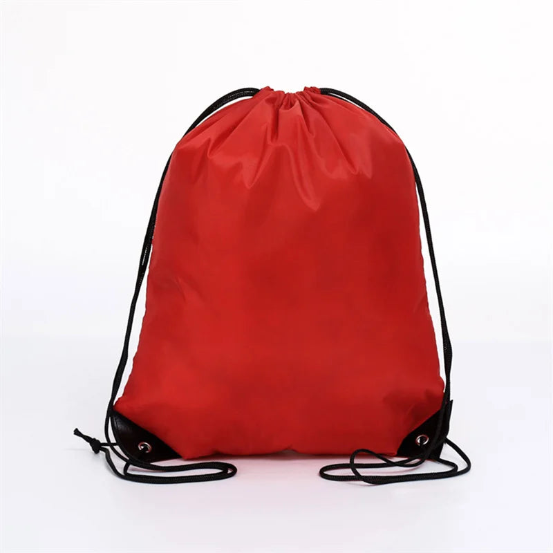 Portable Foldable Gym Bag Fitness Backpack Drawstring Shop Pocket Hiking Camping Beach Swimming Men Women Sports Bags