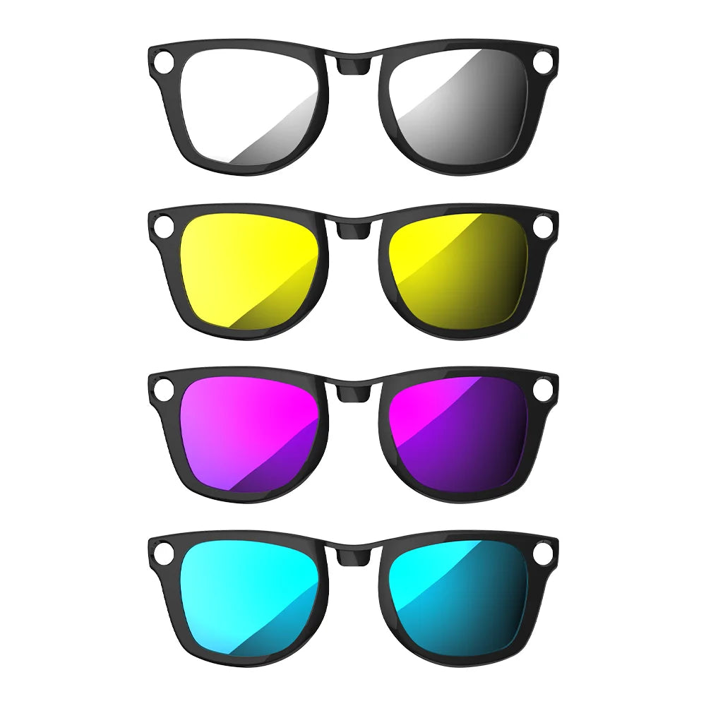 HIBLOKS Colorful Clip For Ray-Ban Meta Wayfarer GEN2 RW4012/4006/4008 Smart Glasses Polarized Sunglasses Lenses Anti-Glare Clip