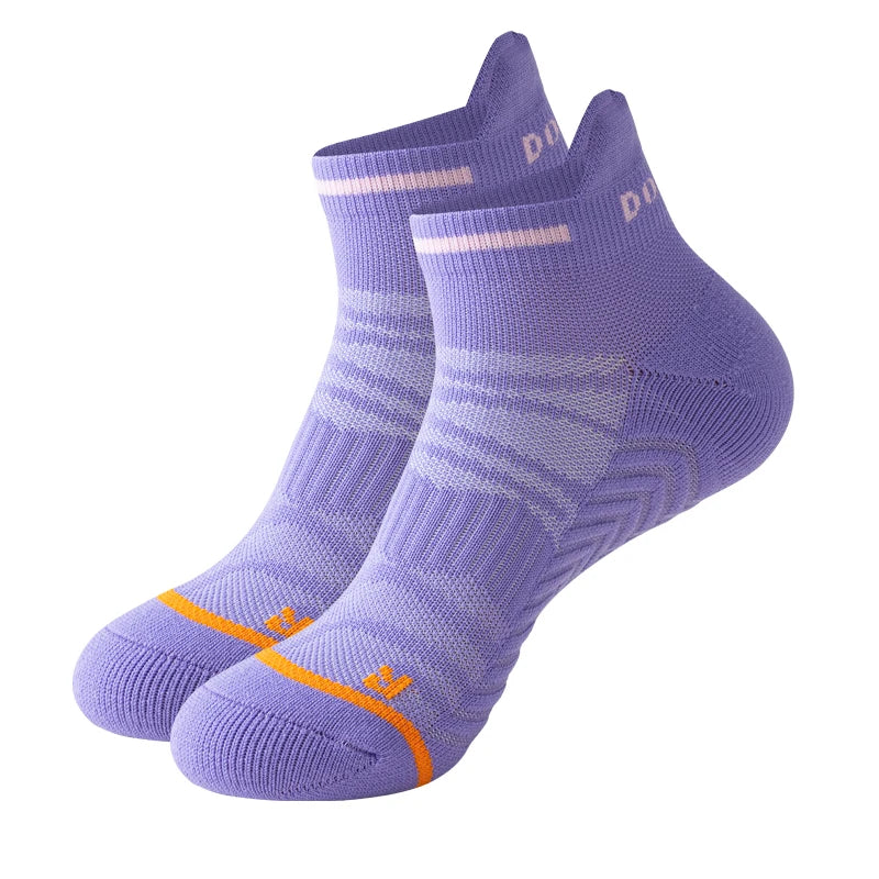 Ankle Socks Athletic Cushioned Reinforced Heel and Toe Breathable Mesh Performance Arch Support Sports Running Quarter Tab Socks