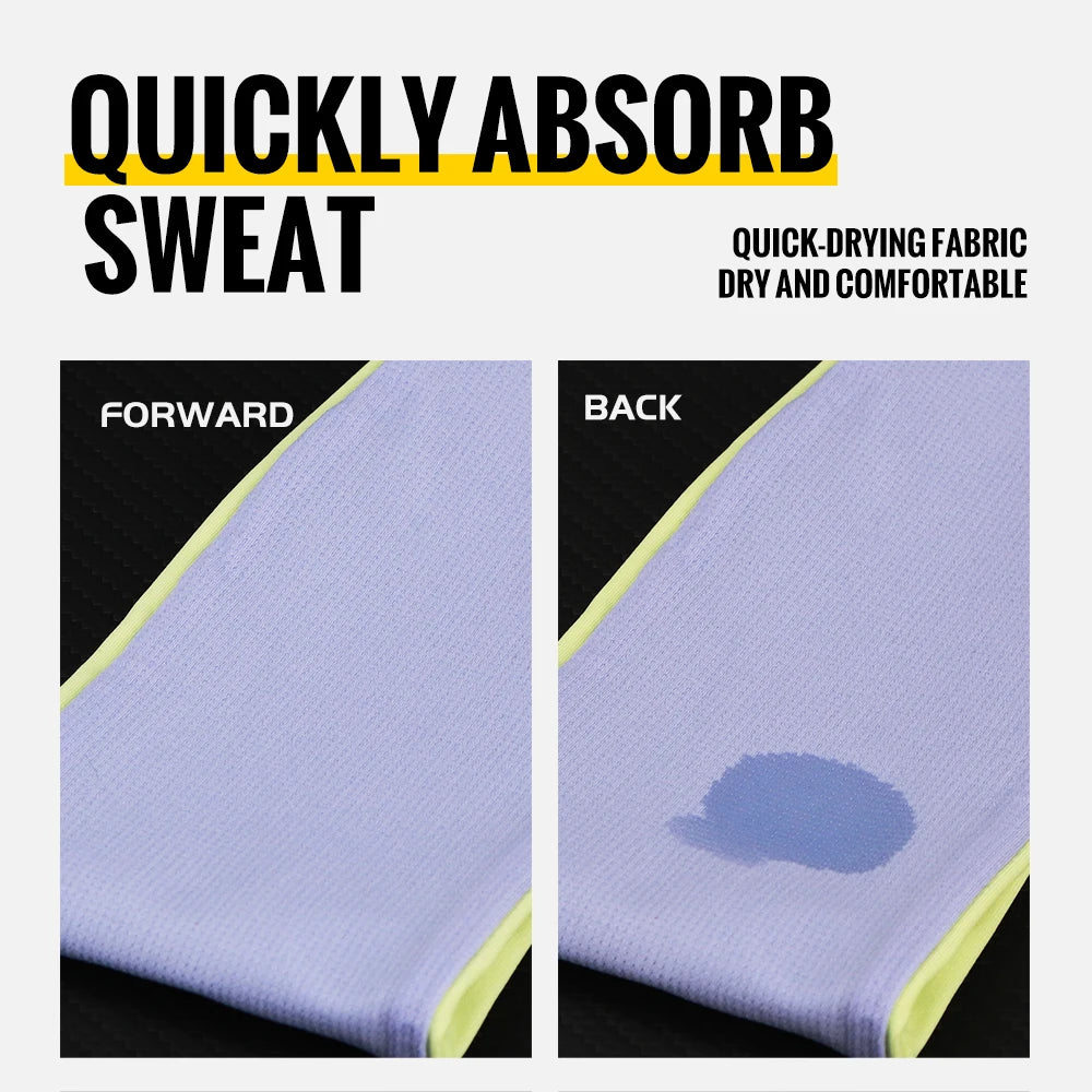 WRELS Sports Headbands For Men Woman Running Fitness Sweatband Elastic Absorbent Sweat Cycling Tennis Yoga Gym Head Band