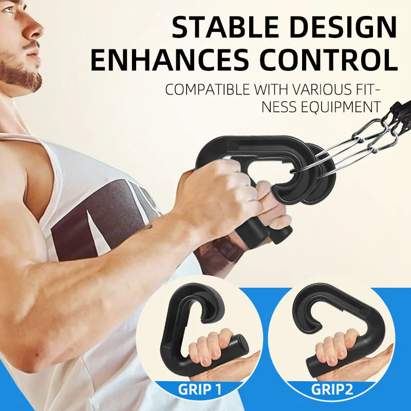 Multifunctional Fitness Pull Up Hand Grip Ergonomic Hook Handle Gym Pull Down Grips Versatile Strength Training Equipments