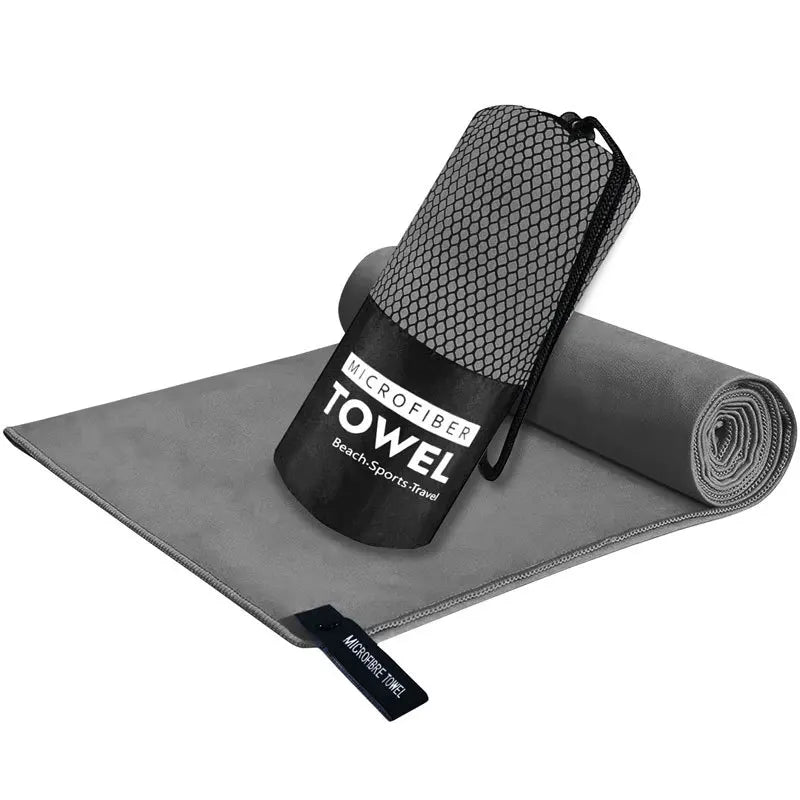 Sandproof Microfiber Fast-Drying Towel Lightweight Portable Swim Yoga Gym Beach Travel Sports Essentials