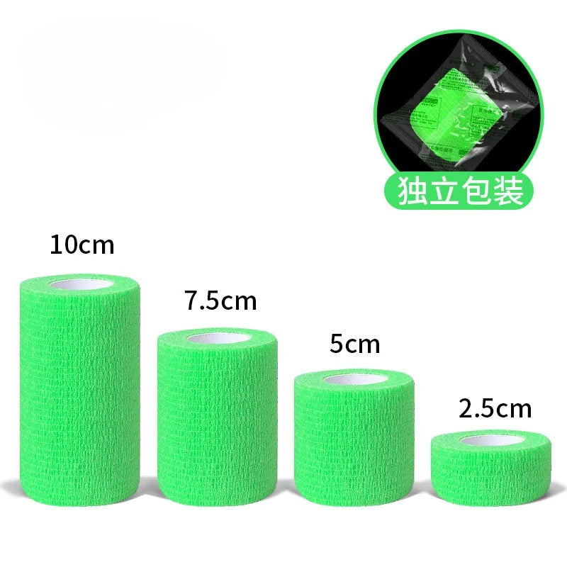 Athletic First Aid Wrap Tape Self Adhesive Elastic Bandage Elastoplast Sports Tape Protector for Knee Finger Ankle Palm Shoulder