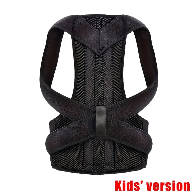 Reinforced Belt Lumbar Column Posture Corrector Vest Adjustable Back Support Strap Shoulder Spine Brace Neck Stretcher Trainer