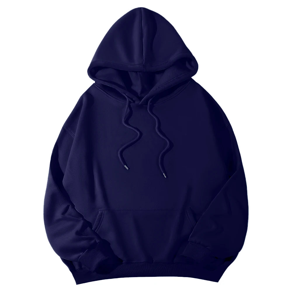 Women's Hoodies Pullover Spring Autumn Casual Hoodie 2026 Sweatshirts Solid Color Hoodies Oversize Black Sweatshirt Women Top