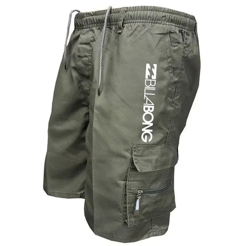 2026 Summer New Shorts Fashion Multi Pocket Running Shorts Sports Basketball Coach Shorts Men's Work Clothes Casual Work Shorts