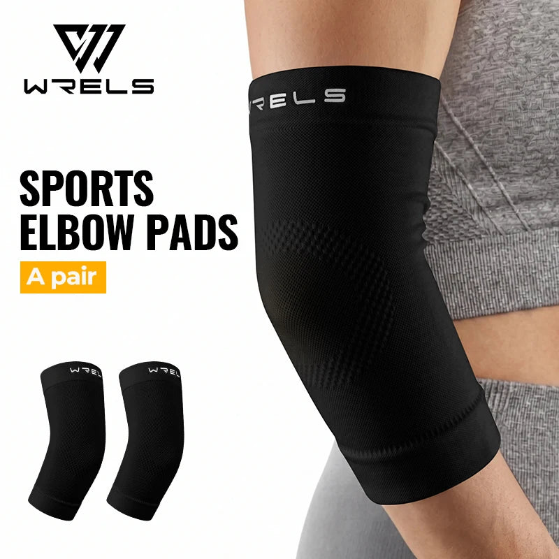 WRELS Elbow Brace Compression Arm Sleeve Breathable Ultralight Elbow Support Non Slip Men Women Basketball Gym Elbow Protector