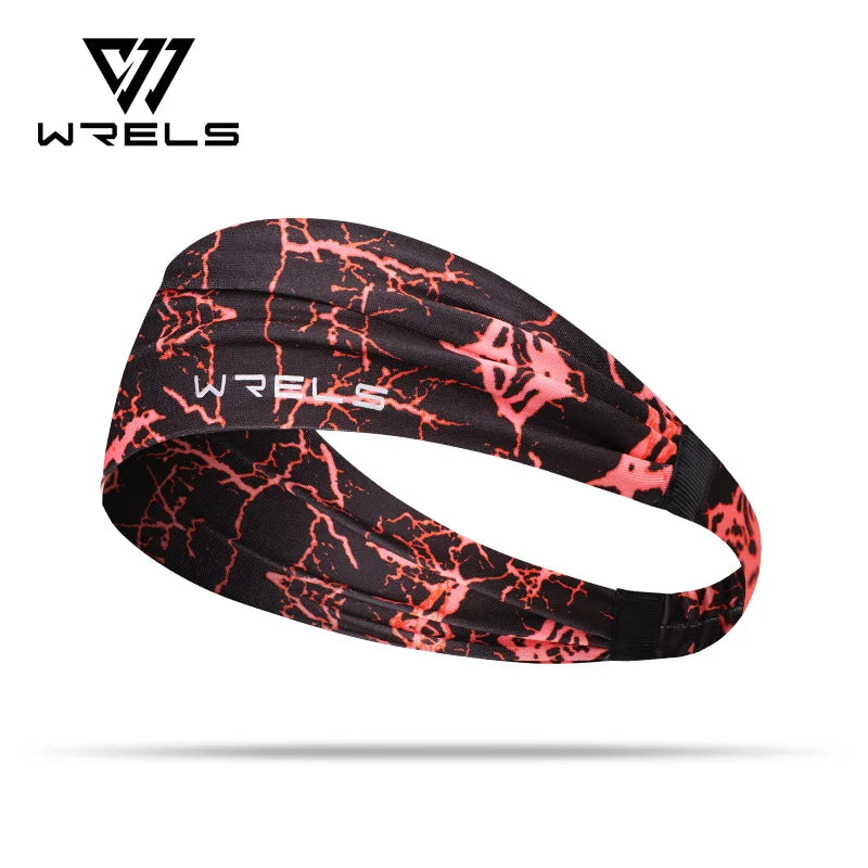 WRELS Sport Headbands Running Yoga Soft Elastic Hair Band Outdoor Sport Breathable Hairbands Men's and Women's Fitness Sweatband