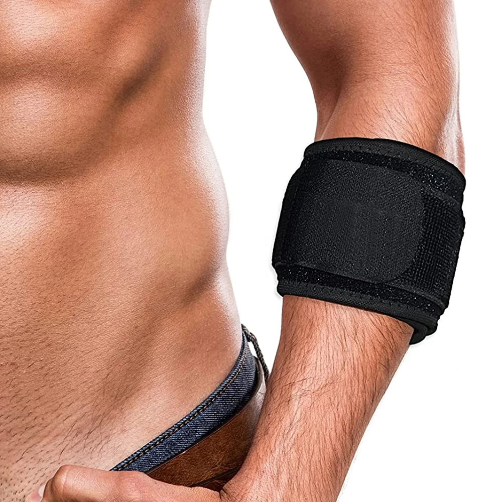 1Pcs Tennis Elbow Braces for Tendonitis,Golfer's Elbow Forearm Brace Straps and Compression Pad,Wraps Elbow Support Band Relief