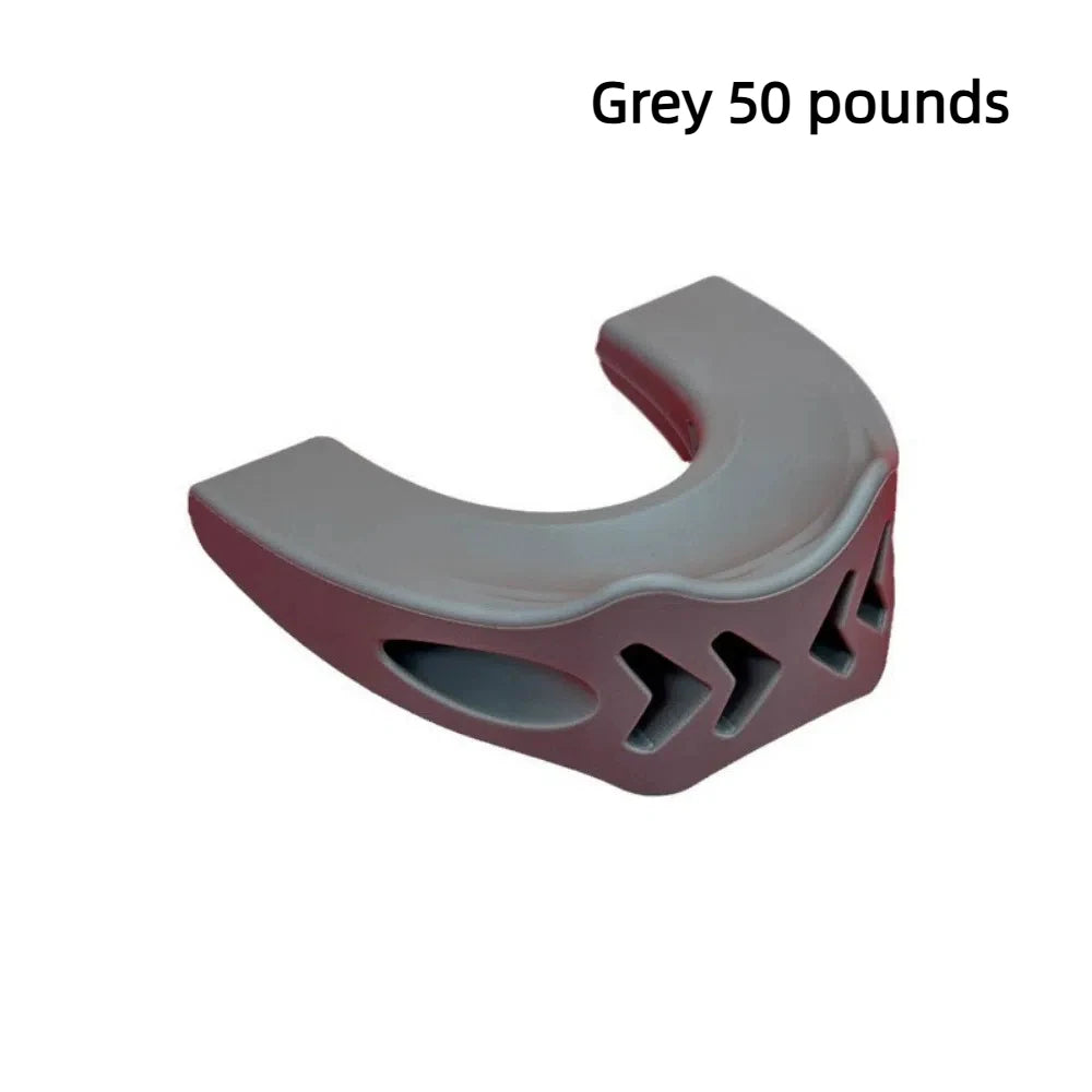40/50/60Lbs Jaw Exerciser Facial Chew Bite Muscle Portable Redefine Jawline Trainer Face Fitness Ball Facial Trainer