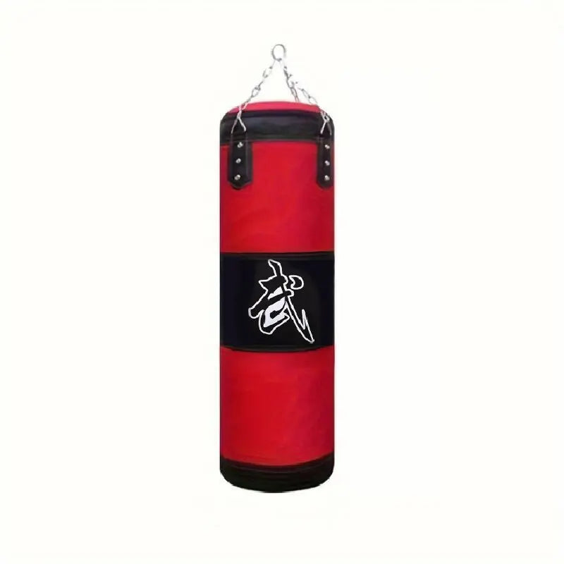 Punch Sandbag Durable Boxing Heavy Punch Bag With Metal Chain Hook Carabiner Fitness Training Hook Kick Fight Karate Taekwondo