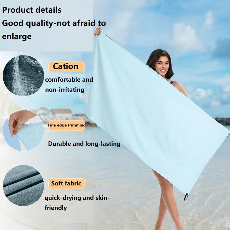 Microfiber Towel for Body Fitness Towel Swimming Serviette Microfibre Voyage Gym Camping Towel Woman Serviette De Sport YYKGMJ03