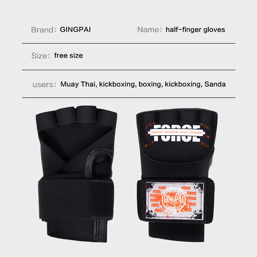 Boxing Hand Wraps Bandag Inner Gloves Half Finger Gel Boxing Gloves For Boxing Muay Thai MMA Taekwondo Training Equipment