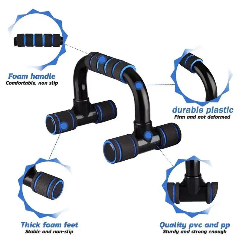 Non-Slip Push up Stand Home Fitness Power Rack Gym Handles Pushup Bars Arm Chest Muscle Training Equipment for Bodybuilding